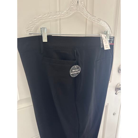 NWT Avenue black 3 pairs of pants one crop size 28 - Picture 9 of 13